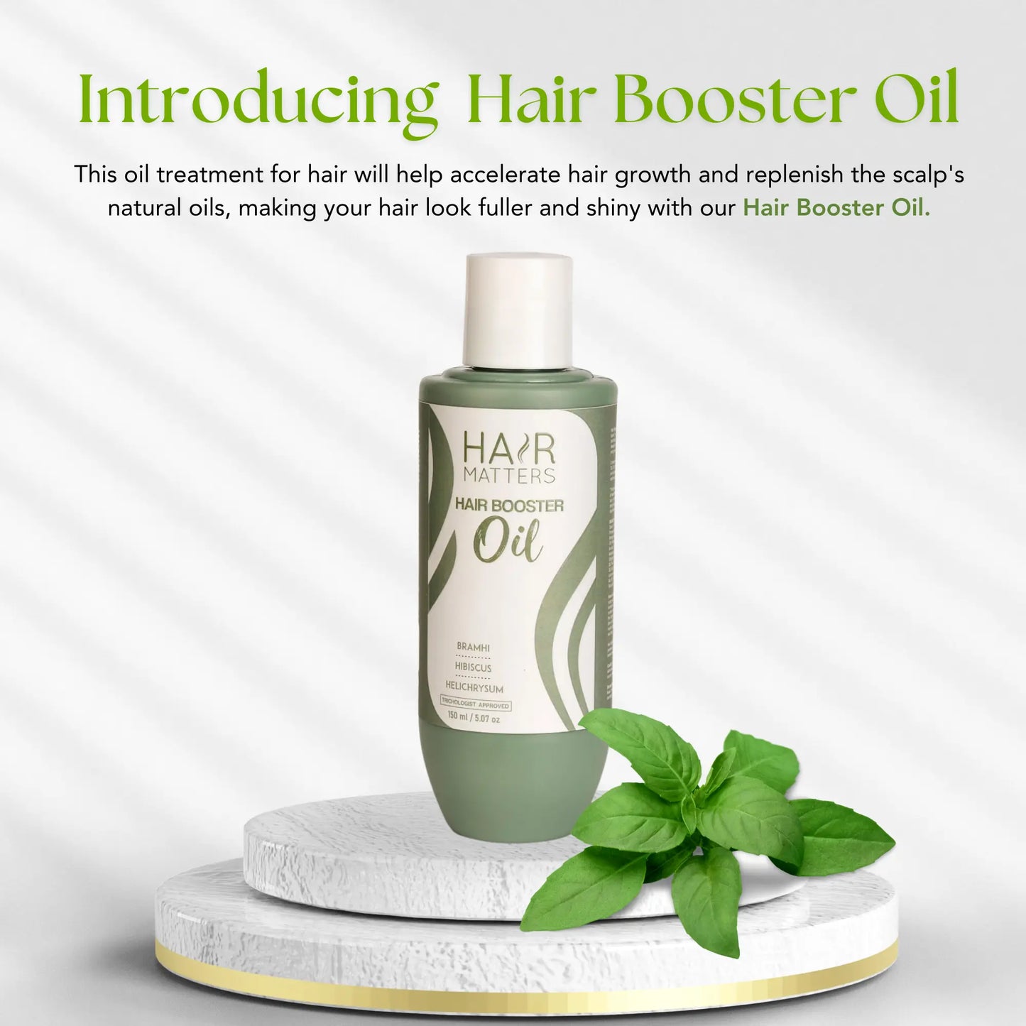 Hair Booster Oil | Apricot Kernel & Bakuchi Blend | Promotes Growth, Strengthens, Nourishes | 150ml