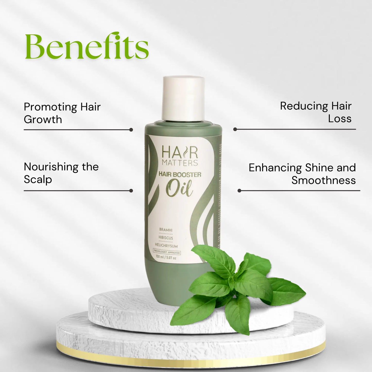 Hair Booster Oil | Apricot Kernel & Bakuchi Blend | Promotes Growth, Strengthens, Nourishes | 150ml